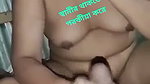 Bengali aunty talking on mobile  giving Handjob