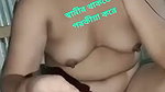 Bengali aunty talking on mobile  giving Handjob