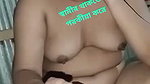 Bengali aunty talking on mobile  giving Handjob
