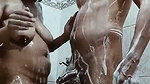 Sexy couple fucking  enjoying bathing together