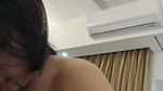 Beautiful sexy girl riding  boob suck
