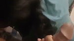 Hot lady giving Blowjob