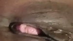 Sexy girl showing her pussy