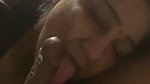 Sexy lady give Blowjob to lover