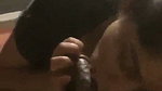 Sexy lady give Blowjob to lover