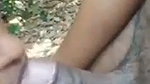 Tamil aunty give Blowjob outdoor