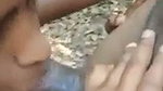 Tamil aunty give Blowjob outdoor