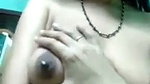 Aunty showing her boobs