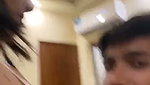 Boyfriend suck his gf boob