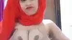 Muslim girl destroying her pussy in bathroom