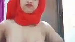 Muslim girl destroying her pussy in bathroom
