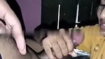 Neighbor girl giving Blowjob to his uncle