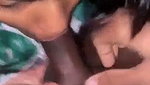 Sexy girl give Blowjob to neighbor uncle