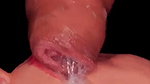 Sexy girl taking cum inside her mouth