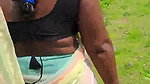 Tamil mature aunty showing  suck boob by lover