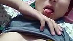 Village girl showing her sexy boobs