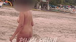 Pinky Rahul Roaming Full Naked on Beach during Day ~ Part I