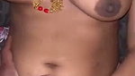 Bhabhi giving Handjob  husband Pressing Boobs