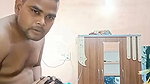 Husband enjoying with her wife  showing