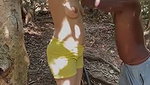 Bangla naked lady gets an outdoor massage