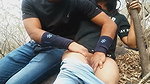 Desi jungle sex couple MMS   Sexy babe fucked hard