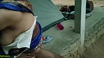 Hot Aunty Having Sex with Thief at Garden!! Indian Outdoor Sex