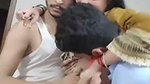 Two Hyderabad boys and a hot babes live xxx video