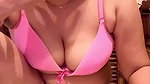 YouTuber with Deep Cameltoe Fingering Over Panty on PREMIUM Video
