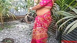 Bengali Desi Bhabhi Outdoor Chudai Devar Ke Saath red Saree main (Official Video By Villagesex91 )
