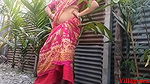 Bengali Desi Bhabhi Outdoor Chudai Devar Ke Saath red Saree main (Official Video By Villagesex91 )