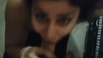 Beautiful girp giving deeply Blowjob