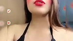 Ginnu Showing Deep Cleavage to Tease on Tango Live