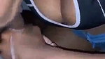 Crazy girl giving deeply Blowjob until cum out