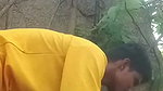 Girlfriend enjoying with bf outdoor