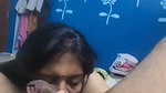 Hot wife licking his husband ball