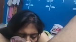 Hot wife licking his husband ball