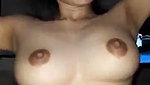Nepali girl show her boobs  riding