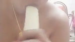 cute aunty mastrubation with dildo blowjob