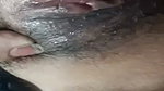Sexy girl pressing her boobs  show her pussy