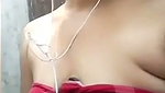 Beautiful girl show her boobs on vc