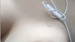 Beautiful girl show her boobs on vc
