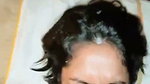 MILF cum facial enjoying with big smile viral clip
