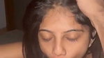 Red lips blowjob Indian girl enjoys rich boyfriend