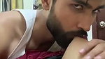 Husband suck boob of his wife