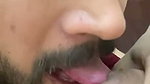 Husband suck boob of his wife