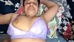 Aunty fucking hard on bed with ex lover
