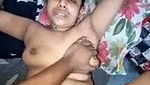 Aunty fucking hard on bed with ex lover