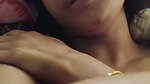 Awesome looking aunty riding her lover dick