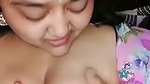 Beautiful bhabhi show her boobs  pressing