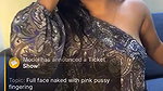 Beautiful girl showing her nipple on live